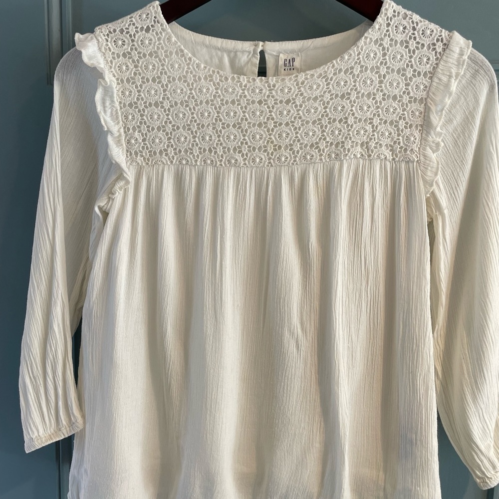 Gap kids cotton flowy blouse